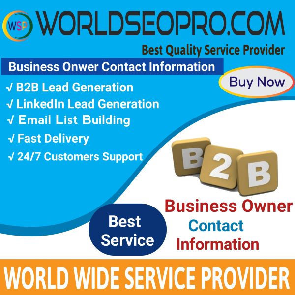 Business Owner Contact Information